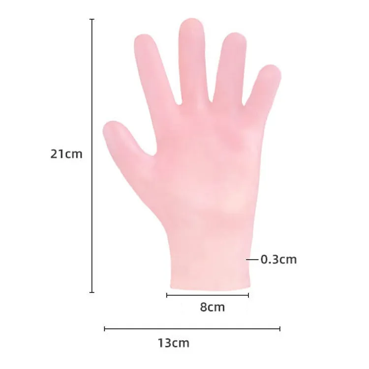 1 Pair Waterproof Sun-Proof Gloves Moisturizing Anti-Crack Handguard, Size: Free Size(Pink)