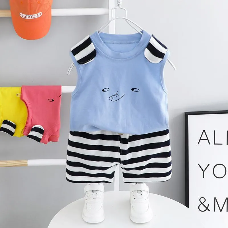 2-piece Figure Pattern T-shirt & Shorts for Children Boy£¨No Shoes???Wholesale children's clothing