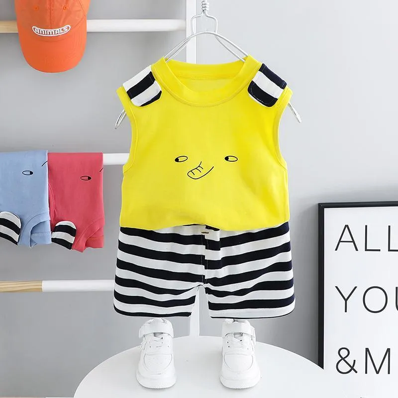 2-piece Figure Pattern T-shirt & Shorts for Children Boy£¨No Shoes???Wholesale children's clothing