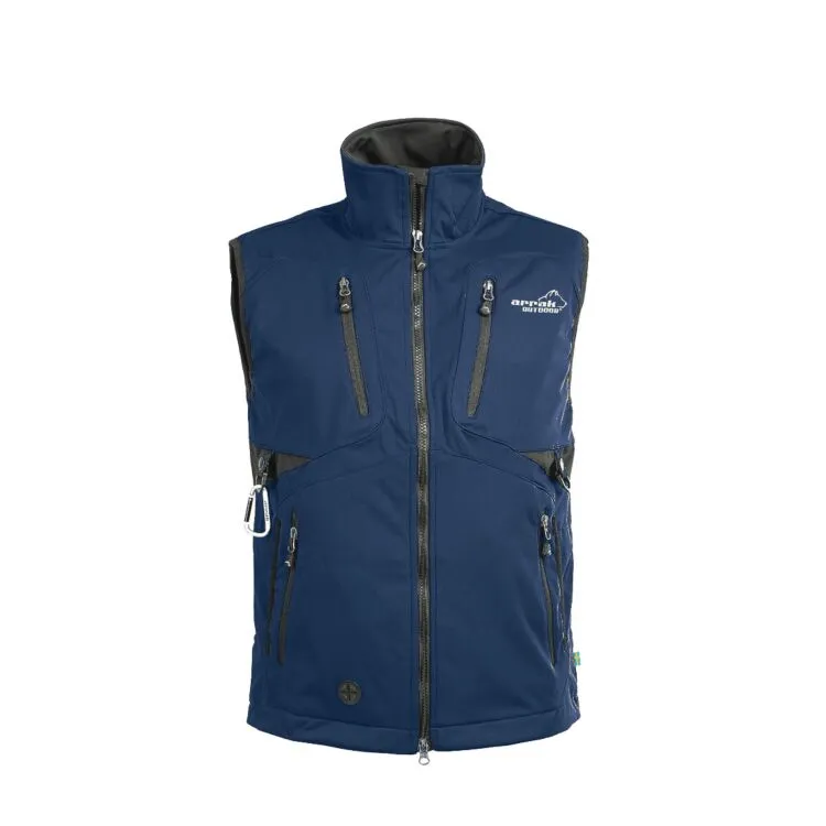 Acadia Men Softshell Training Vest - (Navy)