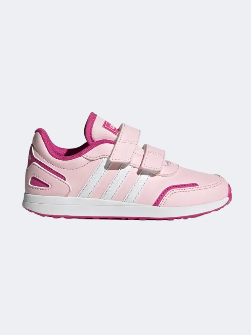 Adidas Vs Switch 3 Ps-Girls Running Shoes Pink/White