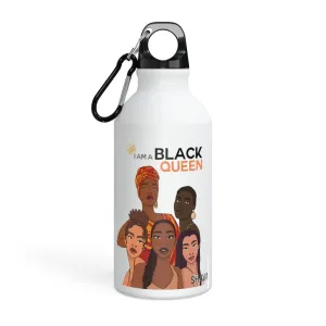 Affirmation Feminist pro choice Oregon Sport bottle 13.5oz - I am a Black Queen