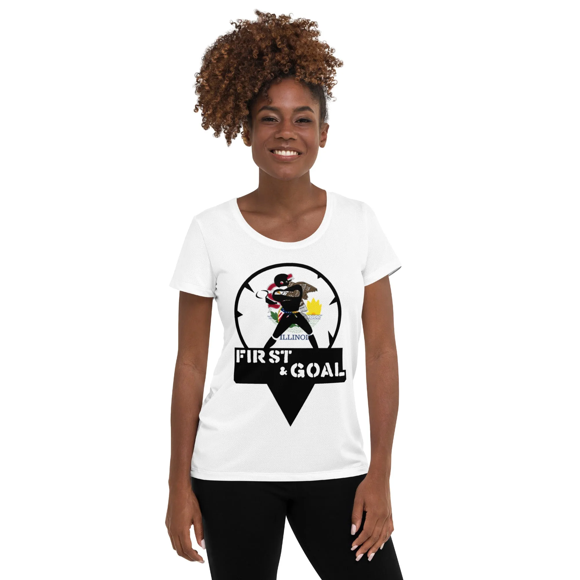 All-Over Print Women's Athletic T-shirt