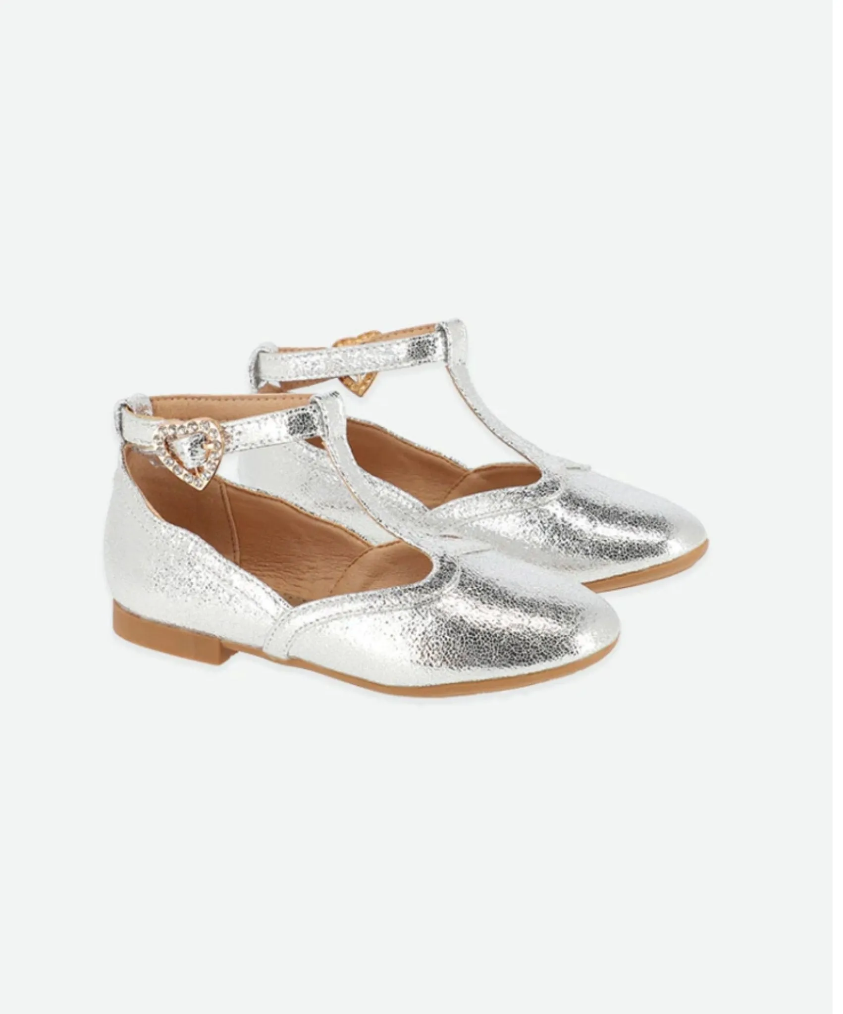 Angel's Face Girls Ashley Silver Dress Shoes