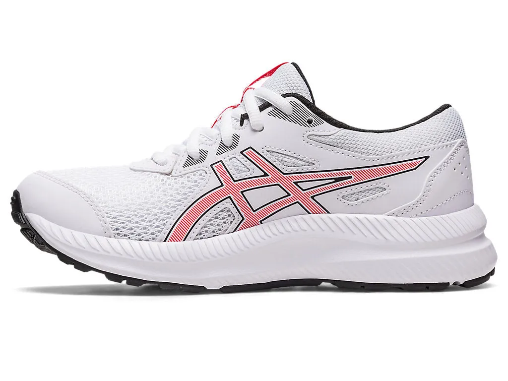 ASICS Contend 8 GS - Kids - White/Electric Red