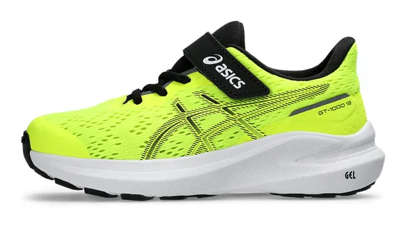 ASICS GT 1000 13 PS VELCRO - YELLOW BLACK