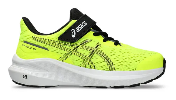 ASICS GT 1000 13 PS VELCRO - YELLOW BLACK