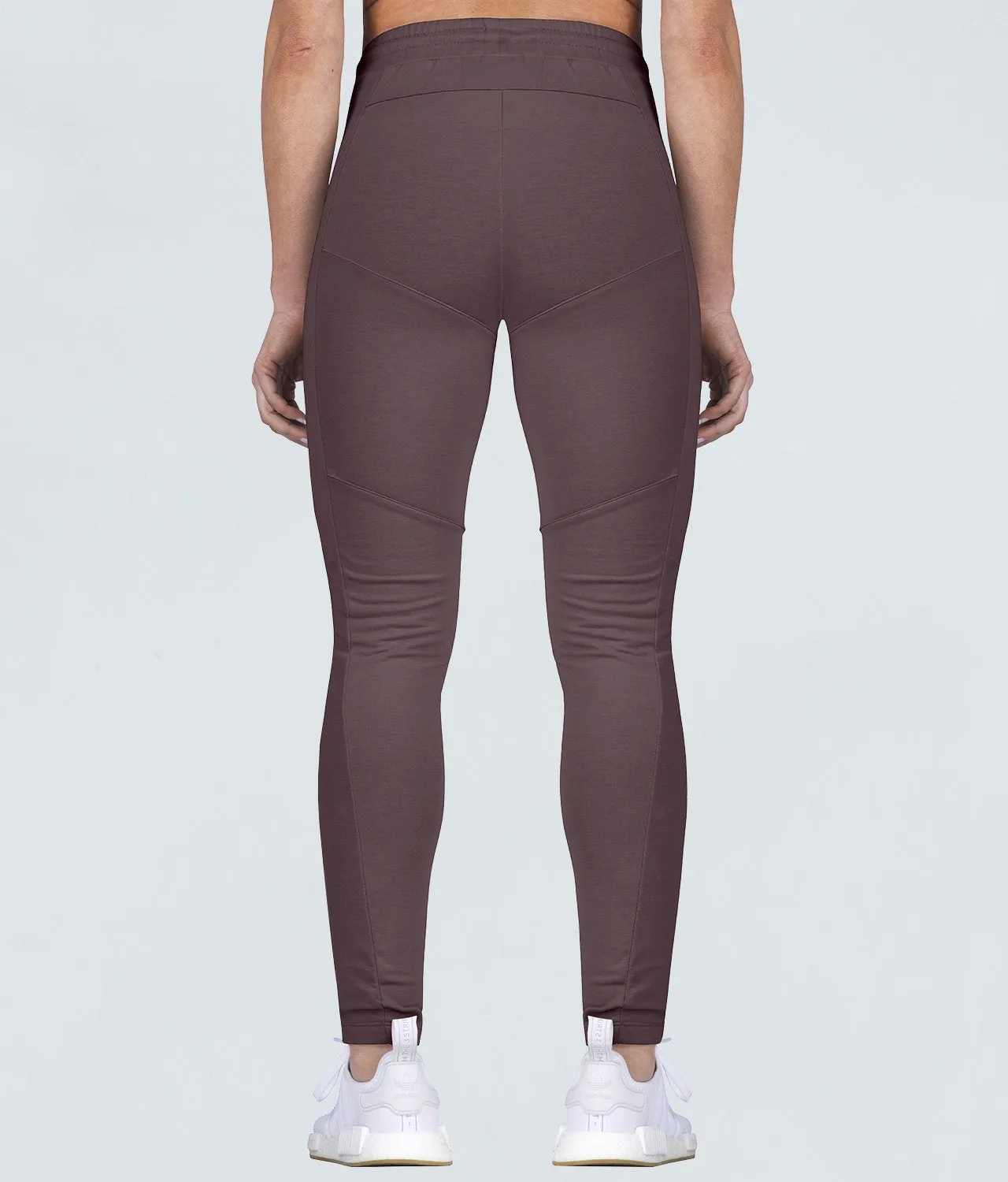 Born Tough Contoured Ash Brown Athletic Tracksuit Jogger Leggings for Women