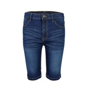 BOYS DENIM BASIC SHORTS - BLUE