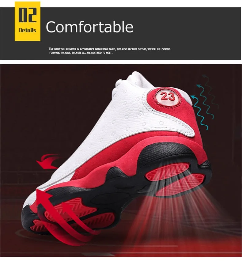 Boys Girls sneakers shockproof Kids sport shoes boy non-slip basketball shoes