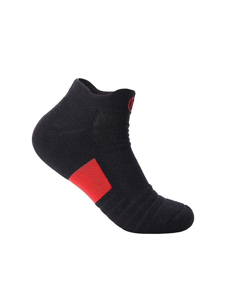 Buy One Get Three Low Top Thickened Sweat Absorption Running Sports Socks