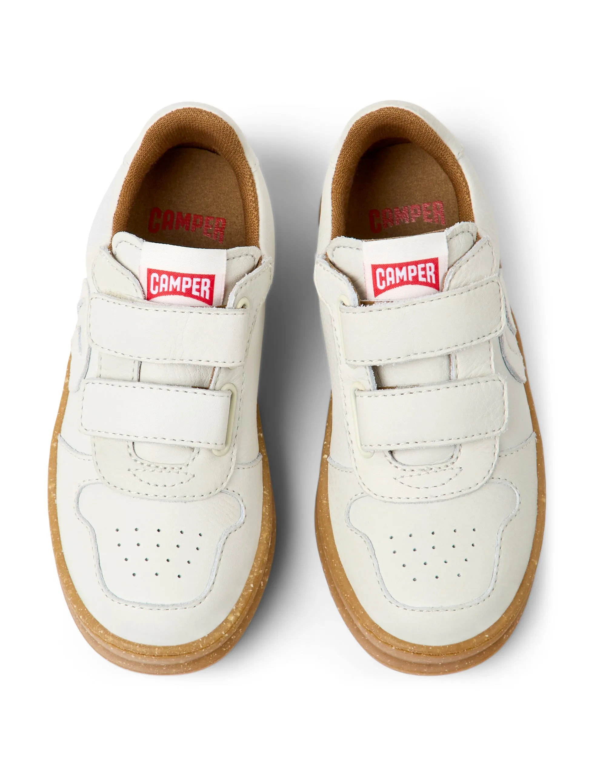 CAMPER RUNNER SNEAKER DOUBLE VELCRO  - WHITE