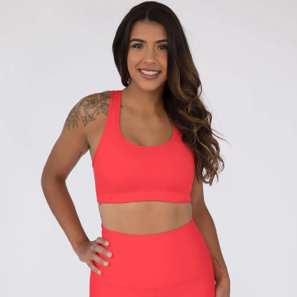 Candy Apple Red Performance Bra