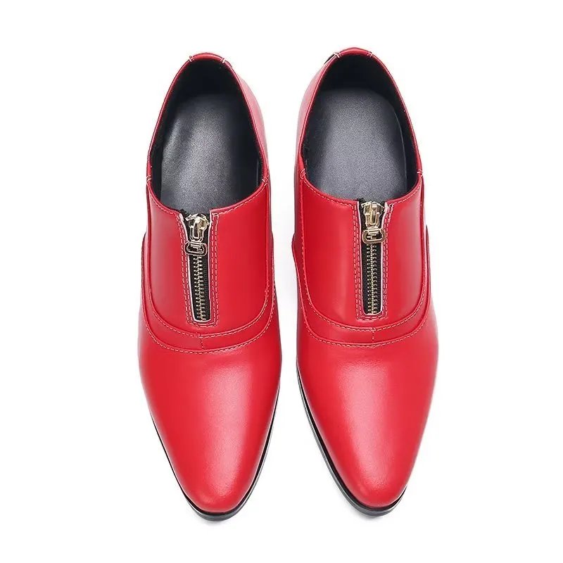 Chic Genuine Leather Slip-on Dress Shoes