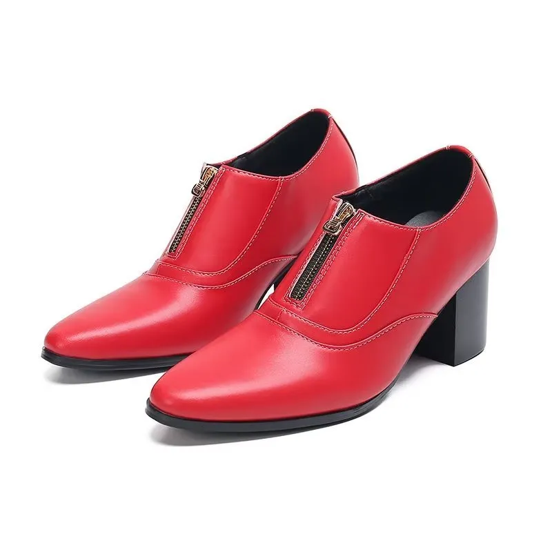 Chic Genuine Leather Slip-on Dress Shoes