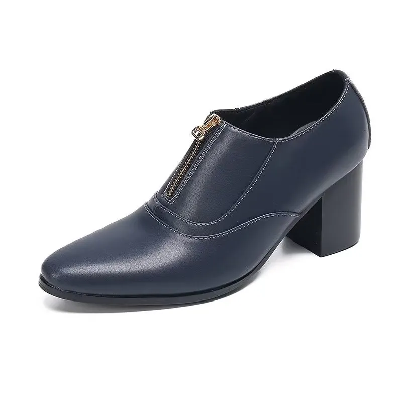 Chic Genuine Leather Slip-on Dress Shoes