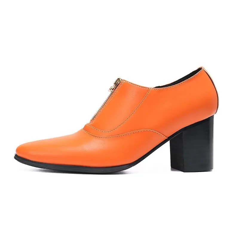 Chic Genuine Leather Slip-on Dress Shoes