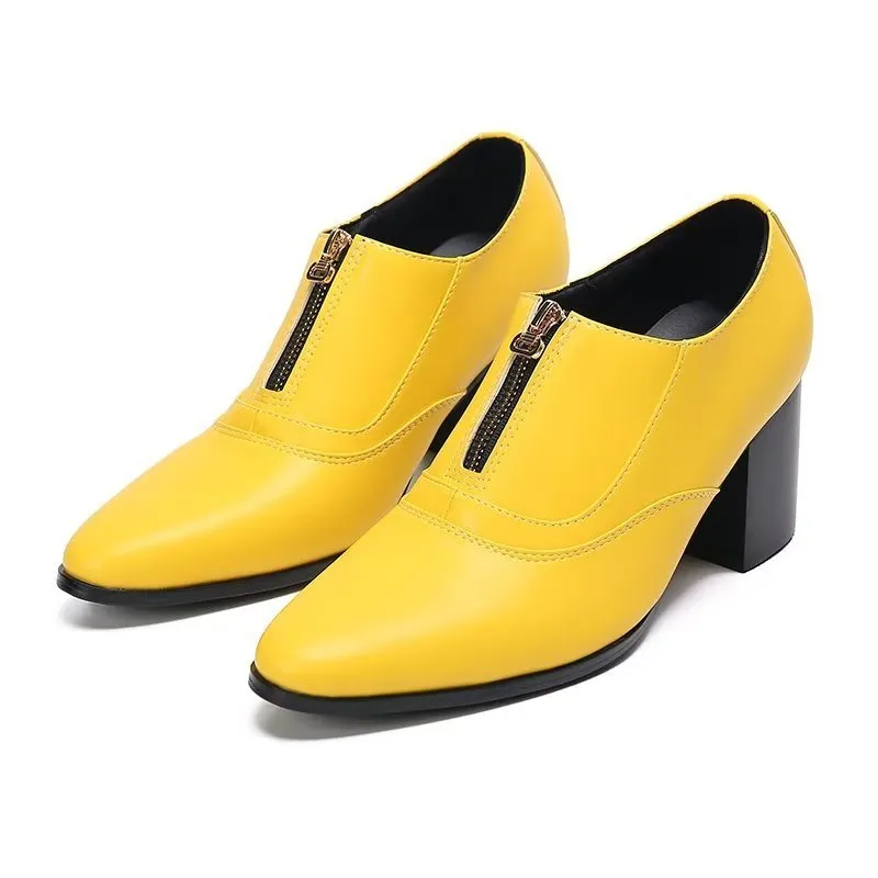 Chic Genuine Leather Slip-on Dress Shoes