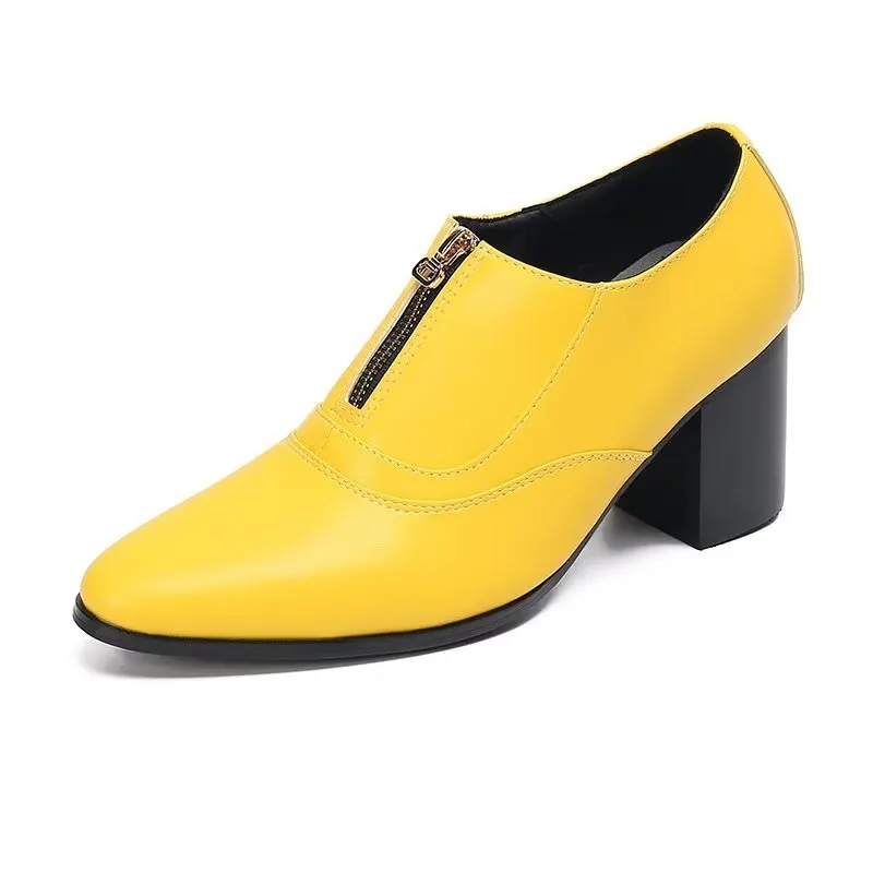 Chic Genuine Leather Slip-on Dress Shoes