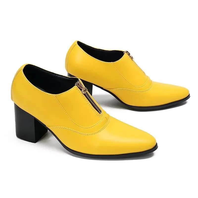 Chic Genuine Leather Slip-on Dress Shoes