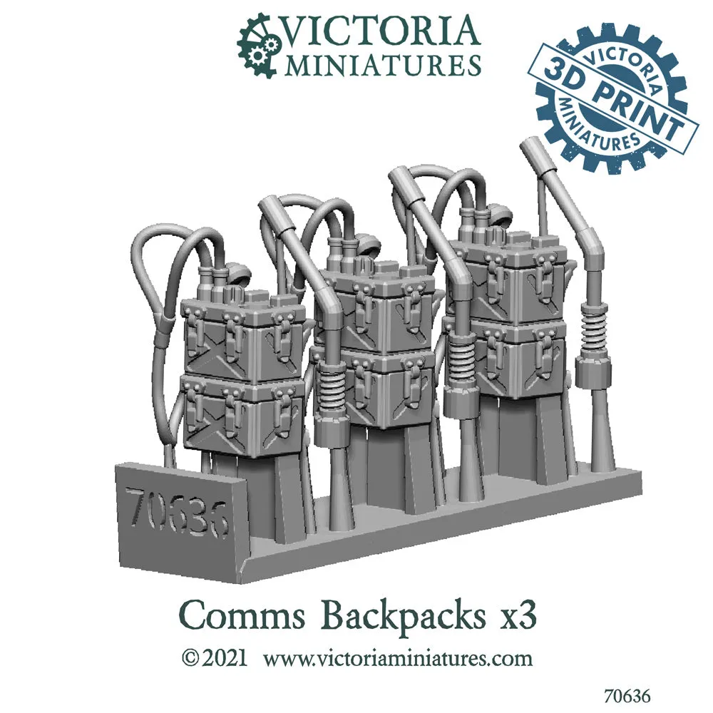 Comms Backpacks x3