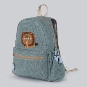 Cotton Denim Backpacks For Kids | Blue