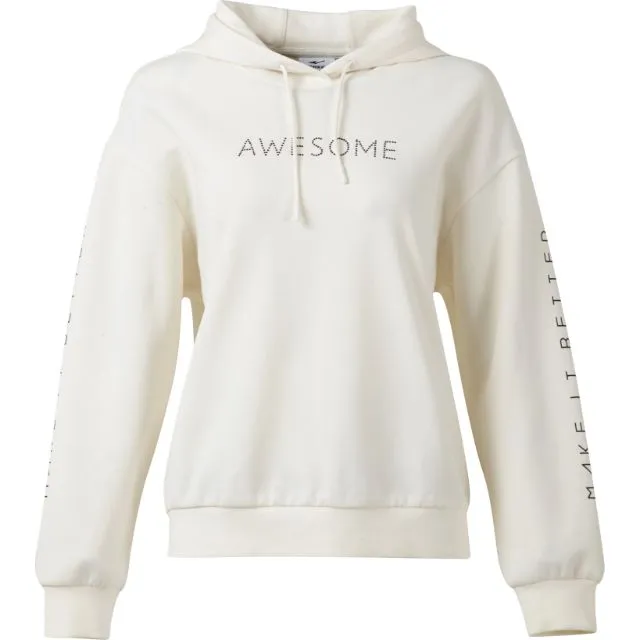 Erke Pullover Women Training Hoody White