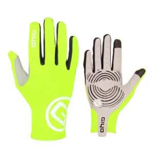 GIYO S-02 Bike Riding Long-finger Gloves, Size:L(Fluorescent Yellow)