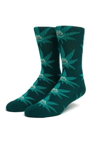 Green Buddy Crew Socks - Insignia Blue