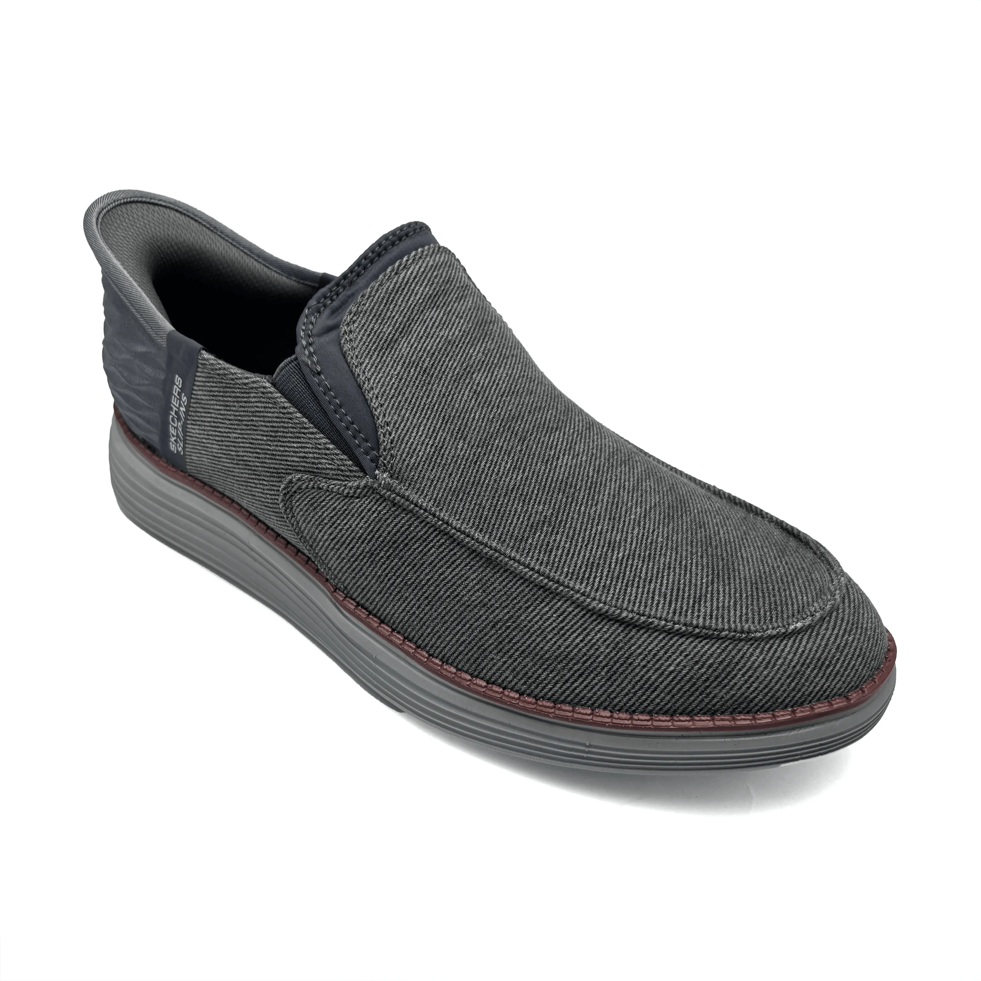 Grey Casual Slip On