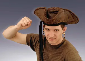 Halloween Costume Hats Pirate Hat Distressed Adult