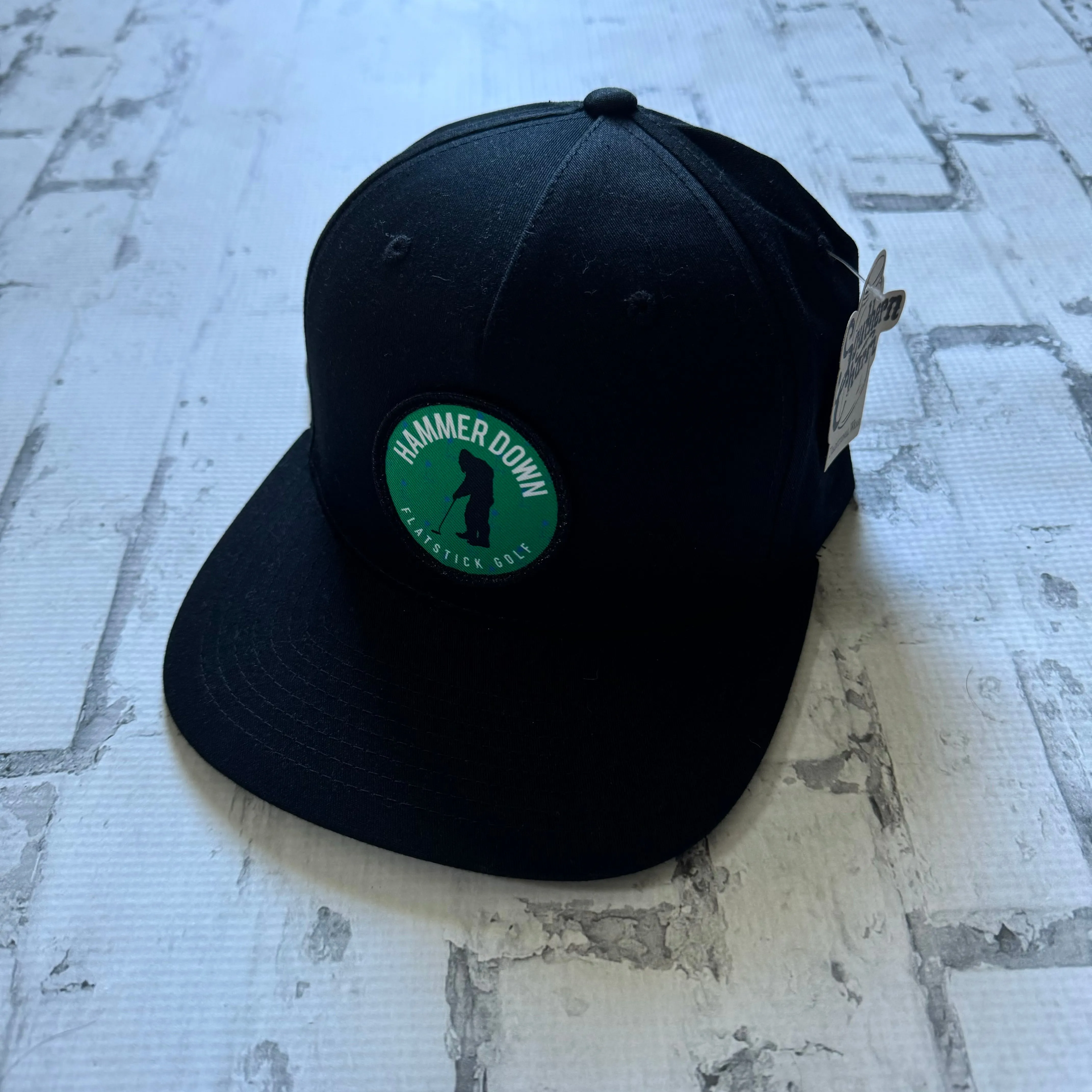 Hammer Down “Flatstick" Hat - Black