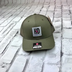 Hammer Down "Lightening Strike" Hat - Loden with Leather Patch