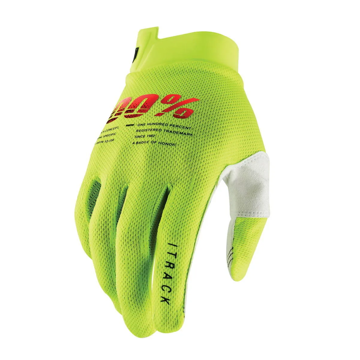 iTrack glove - yellow-black 100%, black