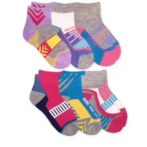 Jefferies Socks Girls Performance Sport Quarter Socks