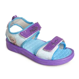 Kidsville Kids Girls Frozen Printed Purple Sandals