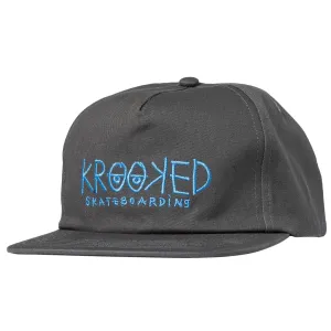 Krooked Eyes Snapback Silver/Blue