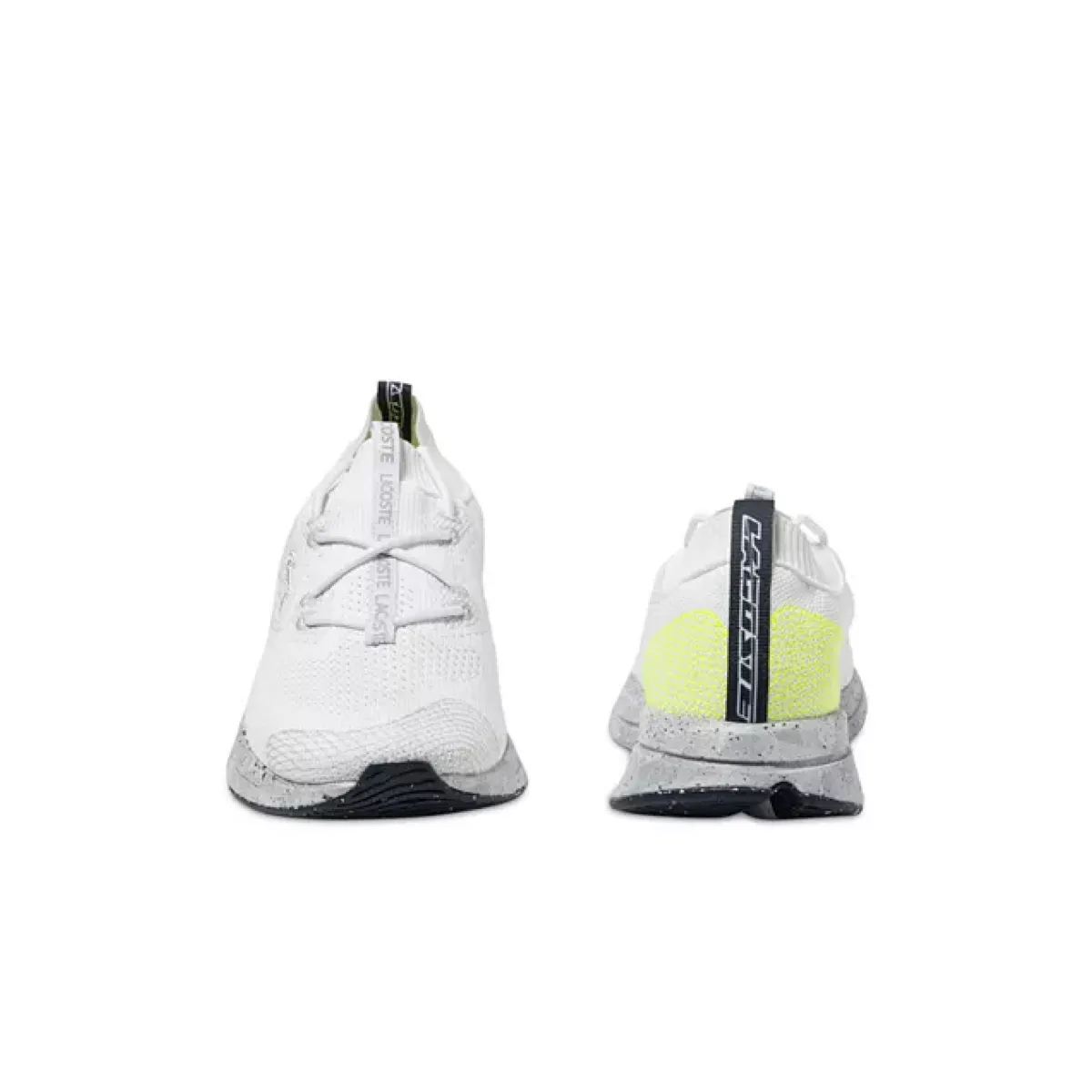 LACOSTE 7-45SMA0017V05 RUN SPIN ECO 12 MN'S (Medium) White/Yellow Textile & Synthetic Running Shoes