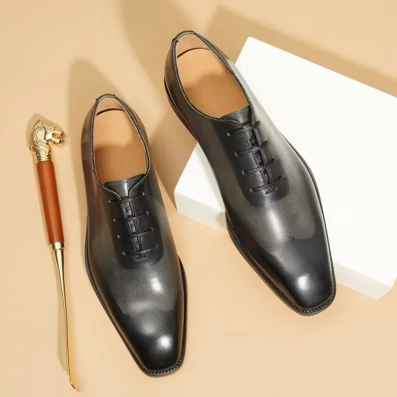 LuxeLeather Oxford Dress Shoes