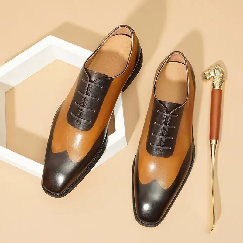 LuxeLeather Oxford Dress Shoes