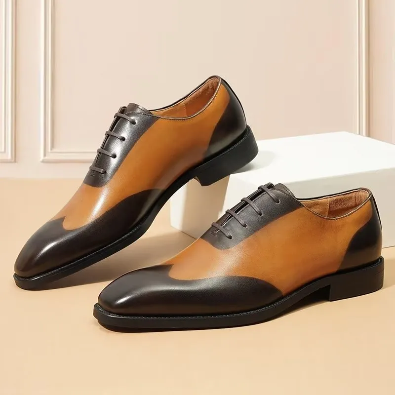 LuxeLeather Oxford Dress Shoes