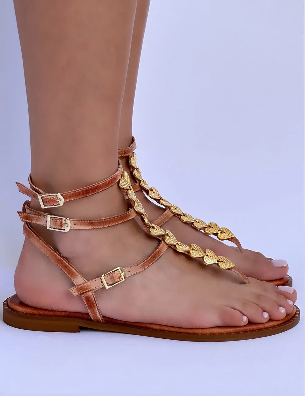 MAKIS KOTRIS K-51 NATURAL SANDALS