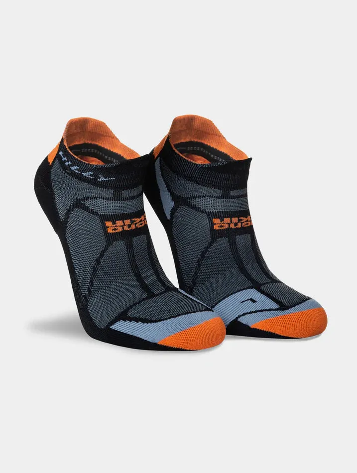 Marathon Fresh Socklet | Black/Orange | Men