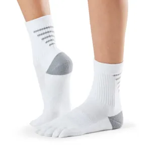 Medium Weight Crew Toe Socks - Salt