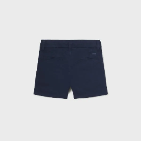 NAVY BLUE CHINO TWILL SHORT FOR BABY BOYS