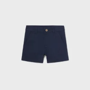 NAVY BLUE CHINO TWILL SHORT FOR BABY BOYS