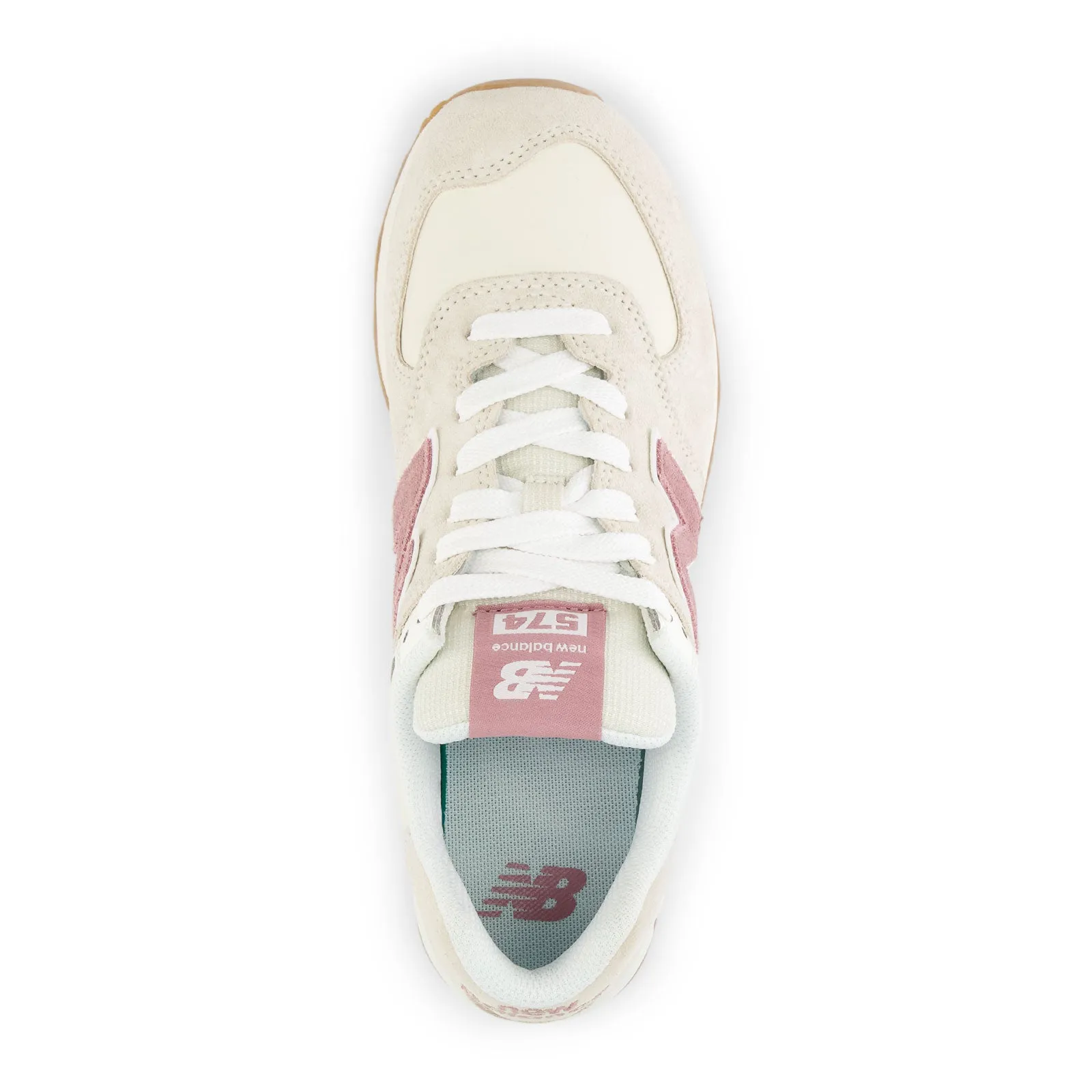 New Balance 574 Classic Sneaker (Women) - Linen/Rosewood