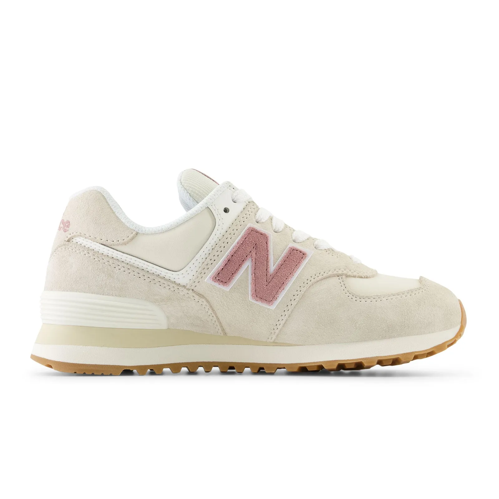 New Balance 574 Classic Sneaker (Women) - Linen/Rosewood