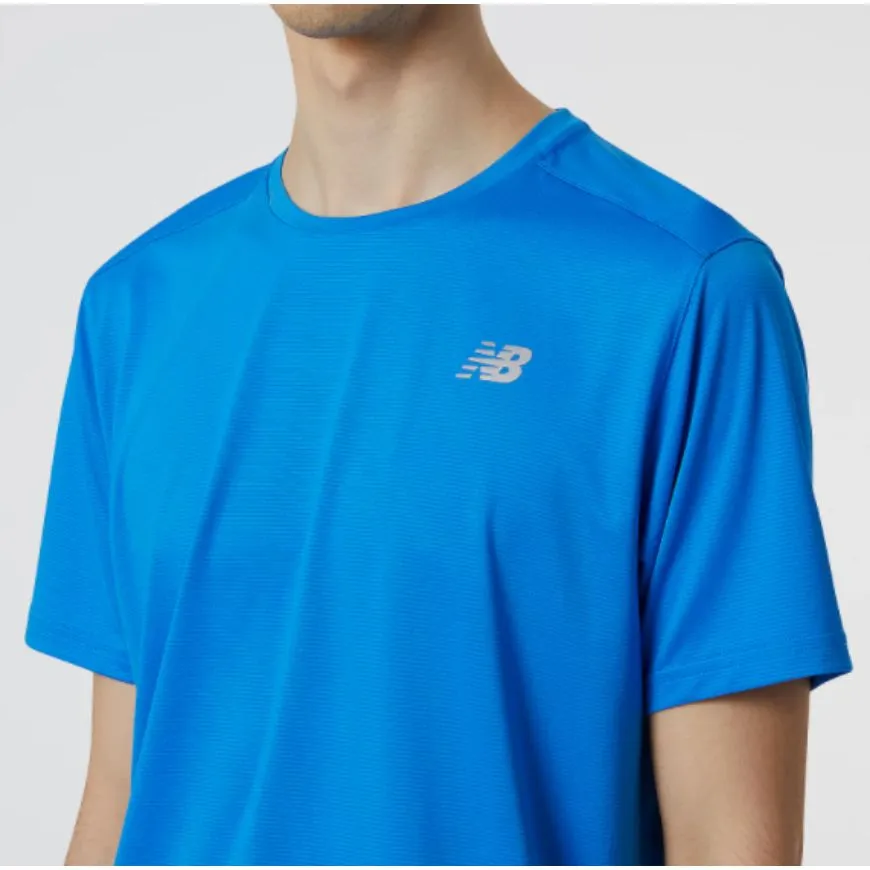 New Balance Accelerate Men Running T-Shirt Blue