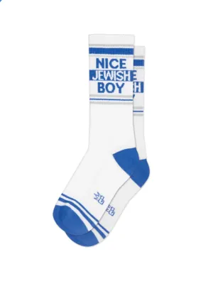 Nice Jewish Boy Crew Sock